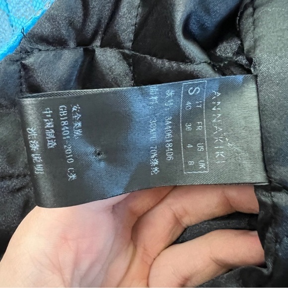 Annakiki Oversized Double Breasted Snake Skin Faux Leather Blazer - Picture 8 of 12